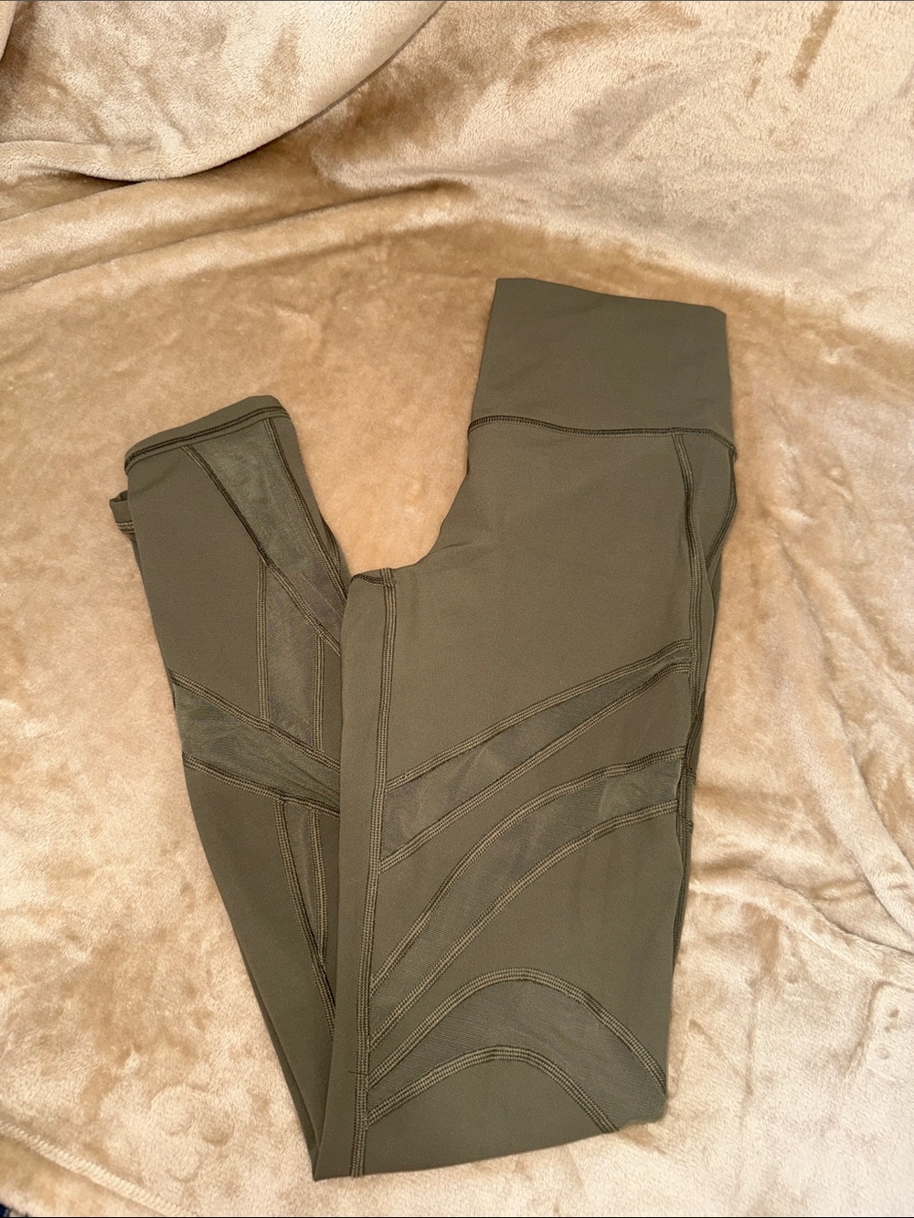 lululemon athletica Olive Green High-Rise Leggings